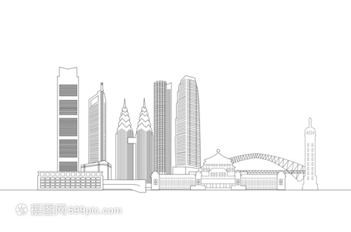 重慶地標建筑 都市線稿與現代建筑技術咨詢服務的融合